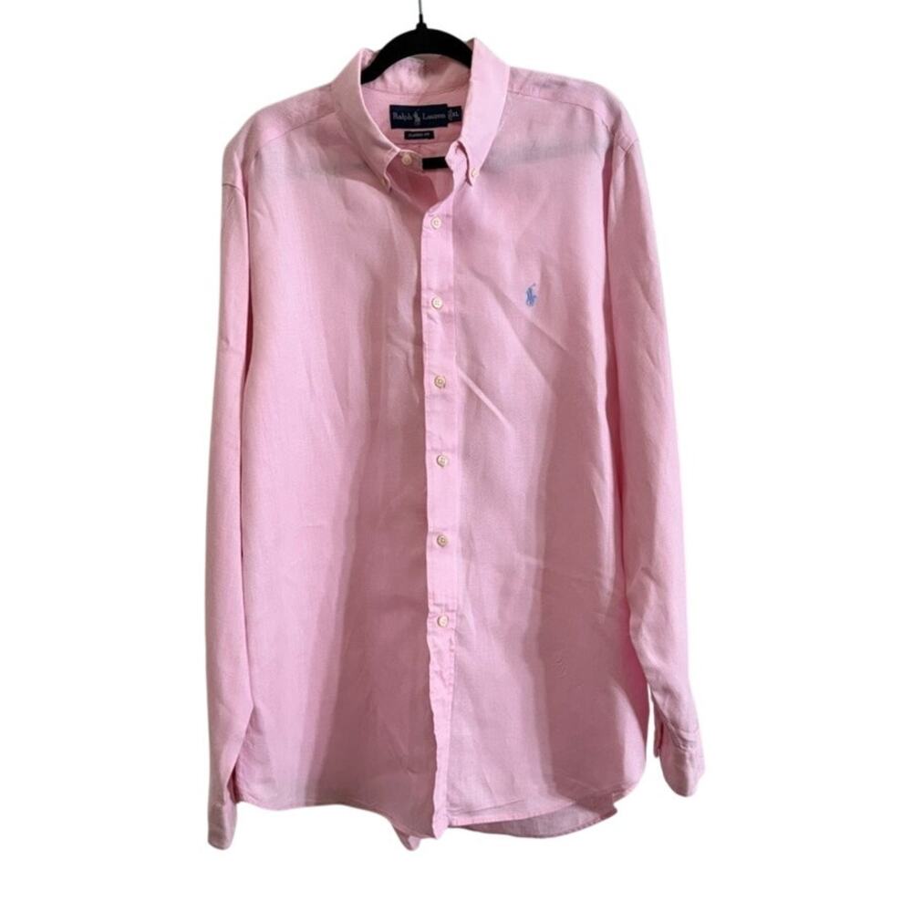 Men's Ralph Lauren Pink Button Up - Classic Fit XL